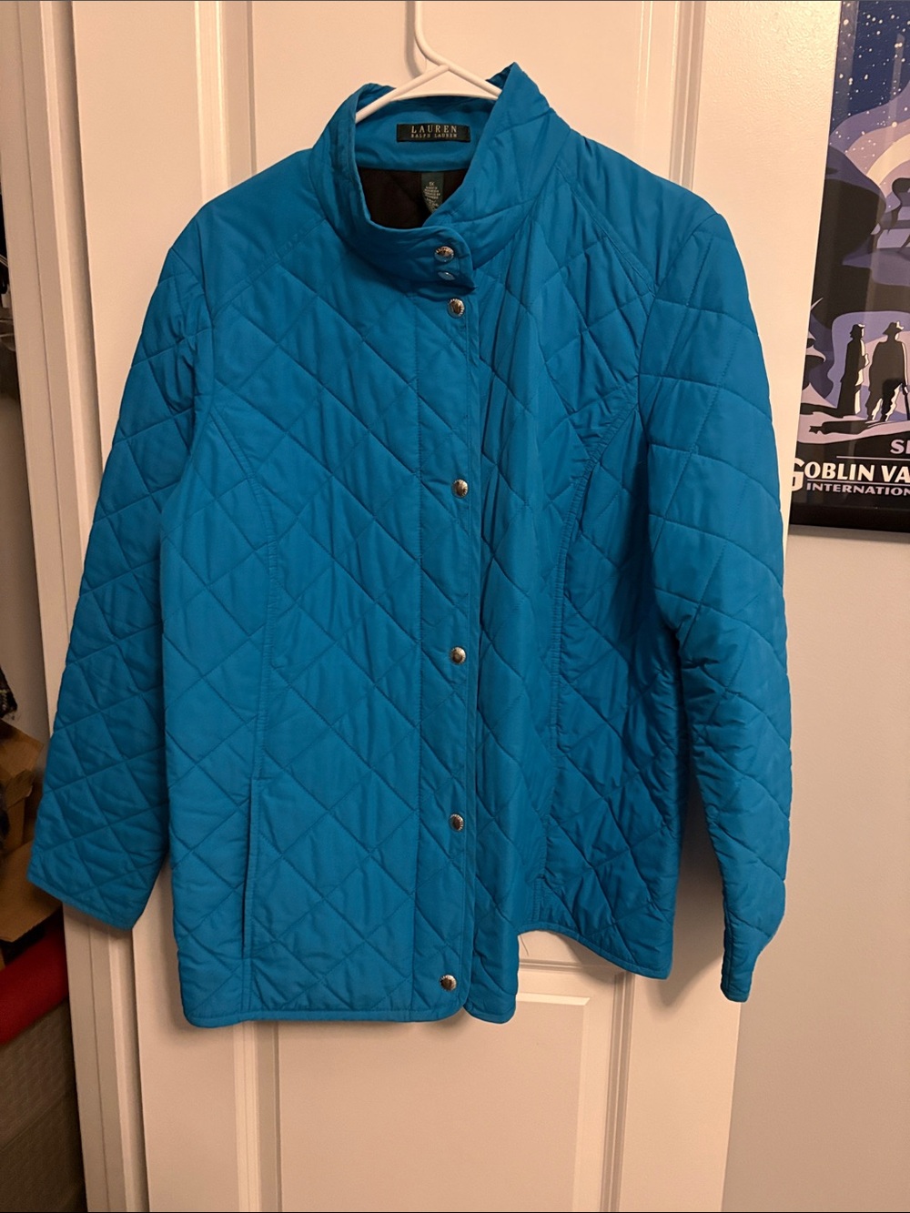 Lauren Ralph Lauren Teal Quilted Jacket - Teal